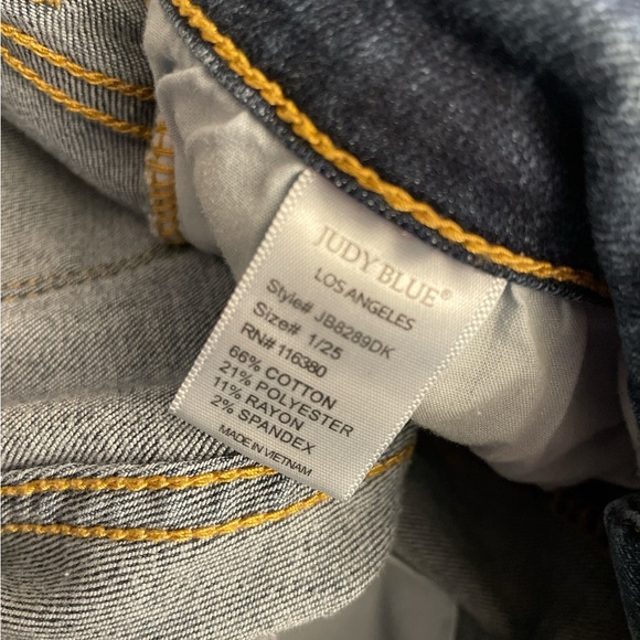 Judy Blue Sz:1/25 Relaxed fit Blue Jeans - Picture 5 of 6